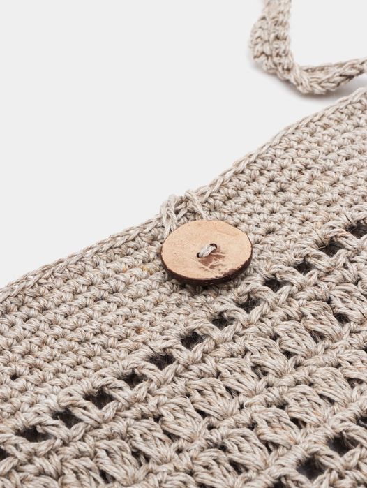 Продаётся льняная сумочка ручной работы