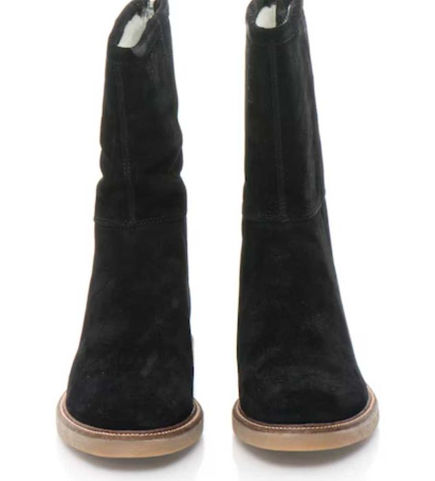 Велурени ботуши с вълнена подплата Vagabond shoemaker