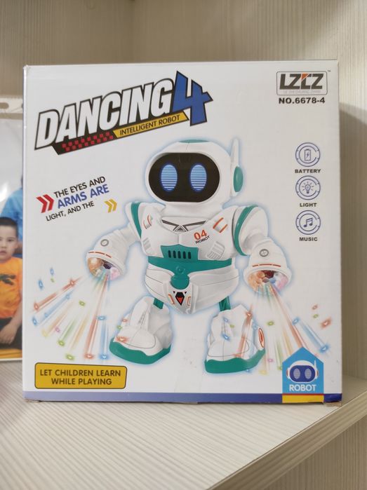 Танцующий робот и светящийся