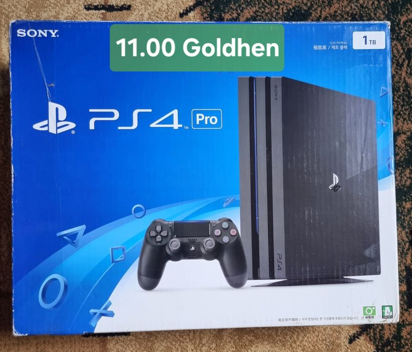 PlayStation 4 pro 1TB 4kUltraHD 11.00 Goldhen,