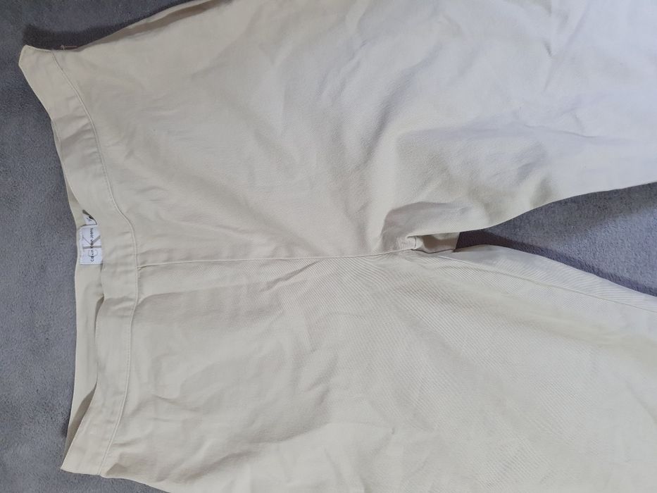 Pantaloni damă Calvin Klein Jeans – bej – mărimea 12 US / 42-44 EU