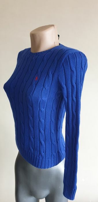 POLO Ralph Lauren Cable Pima Cotton  XS НОВО! ОРИГИНАЛ! Дамски Пуловер