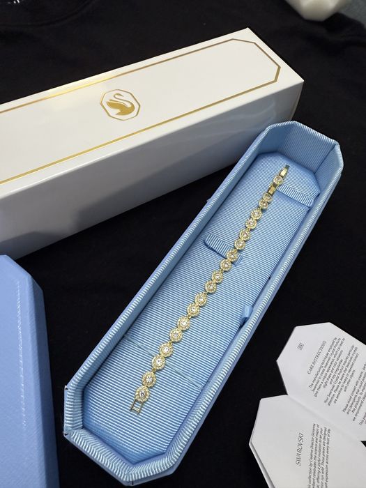 Bratara Swarosvki Angelic Gold