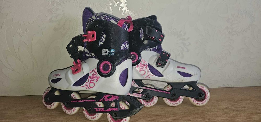 Role PLAY5 Decathlon copii mărime reglabila 32-34 Patine cu rotile