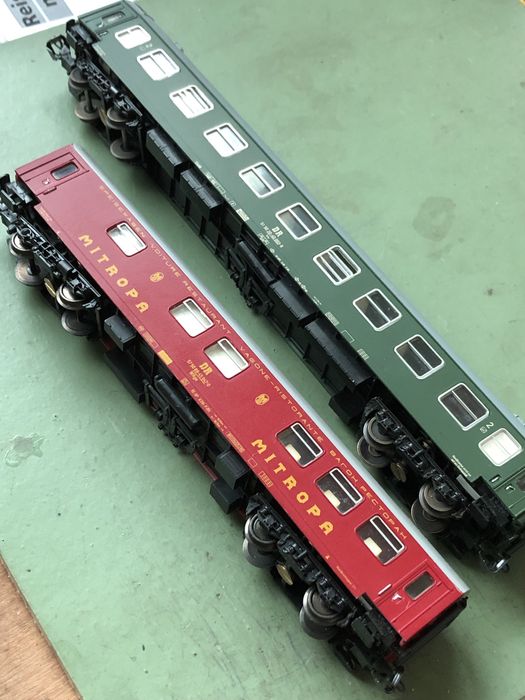 Два вагона в мащаб ТТ 1/120