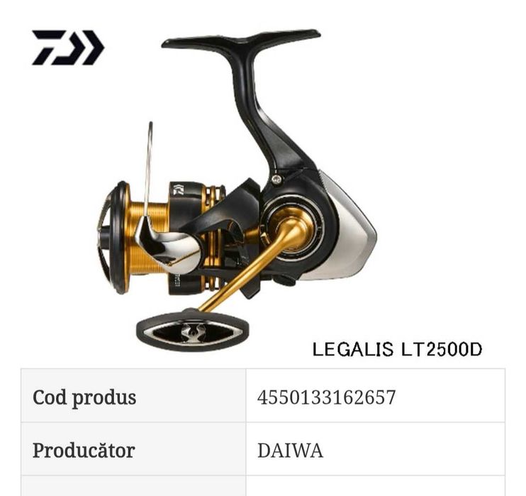 Daiwa Legalis LT 2500 D ( japan ) + tambur rezerva