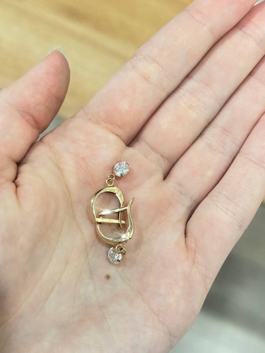 Кольцо и серьги золотые