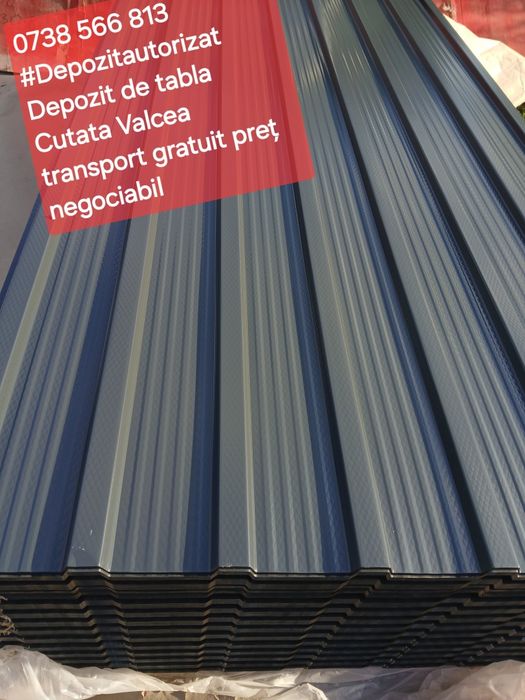 Vând tabla cutata valcea transport gratuit în toată tara preț neg