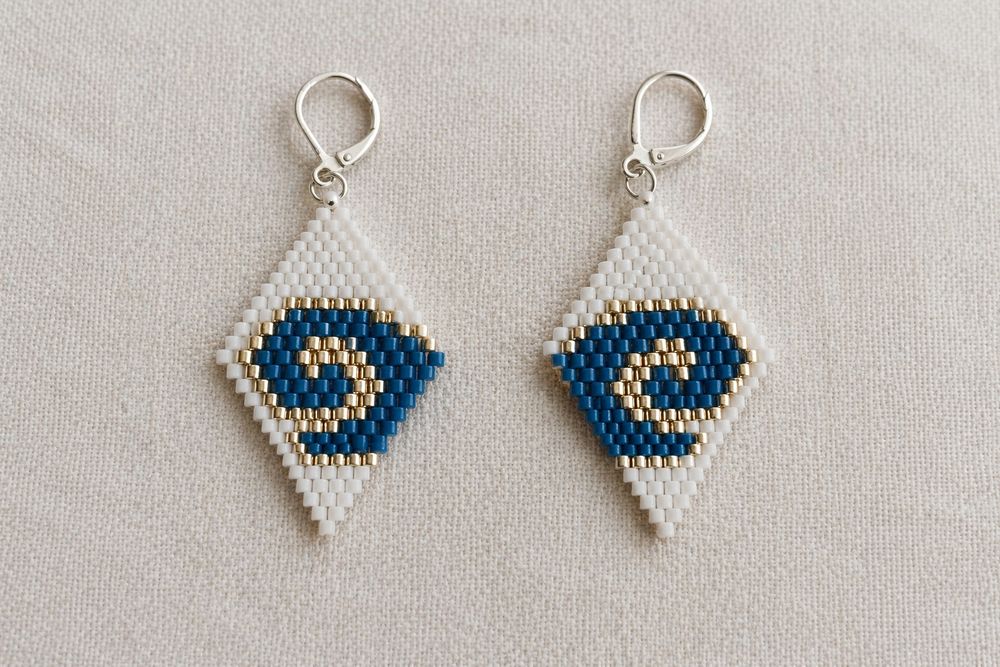 Серьги в национальном стиле