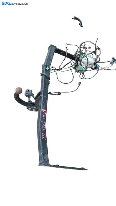 Cui Carlig Remorcare Tractare Complet cu Instalatie Electrica Seat Leon 1M 1.4 Benzina 1998 - 2005 [M8363]