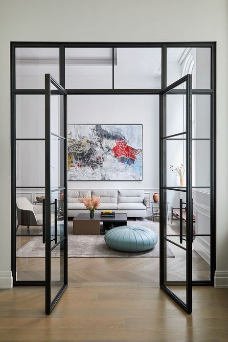 Окна и двери в стиле лофт Hi-Tech перегородки