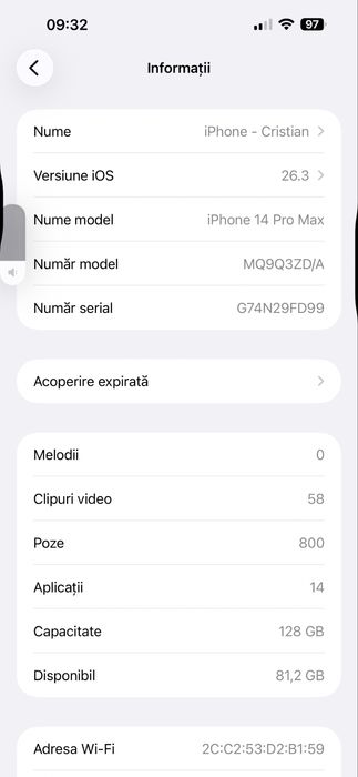 Iphone 14 pro max white