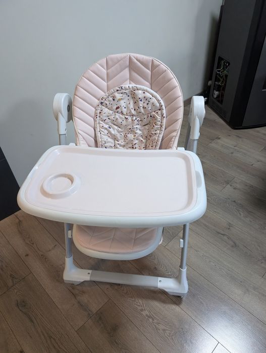 Столче за хранене Kinderkraft, розов