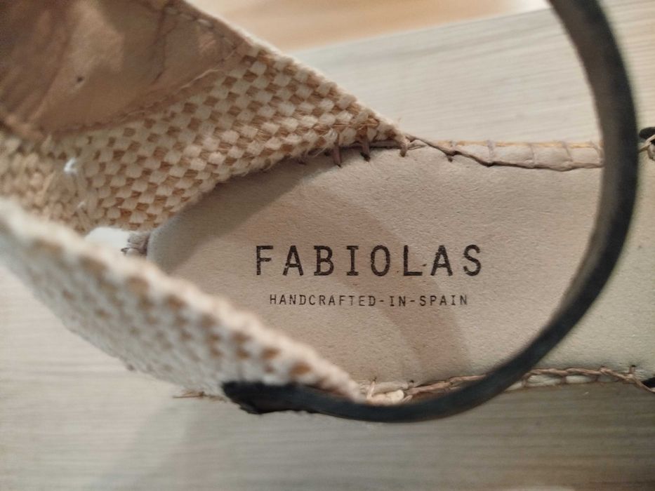 Сандали FABIOLAS – на платформа, еспадрил, №40