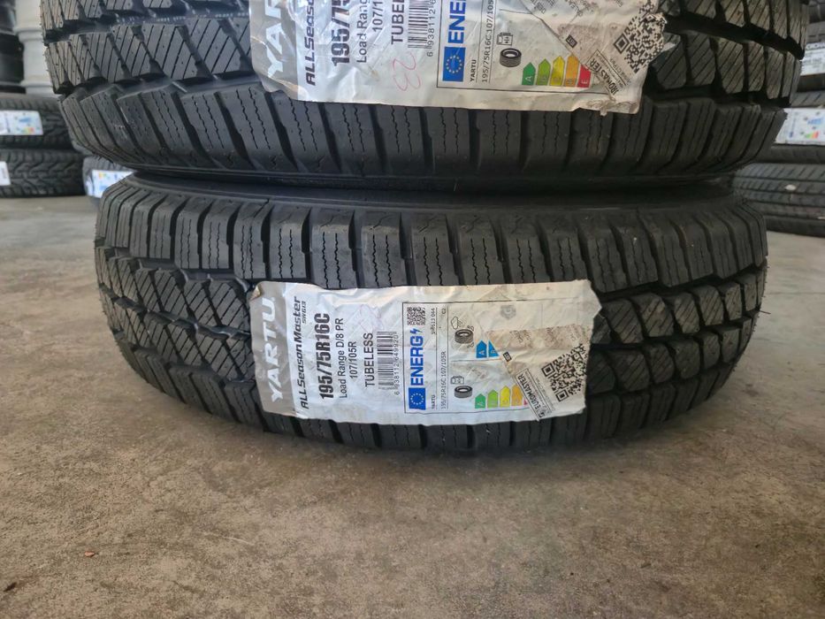 2 Anvelope M+S 4Sezoane VARA IARNA - 195/75/16C - YARTU AllSeasons - NOU - DOT 2024 !