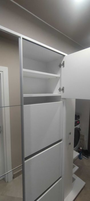 Портманто, бяло, ширина 161 см