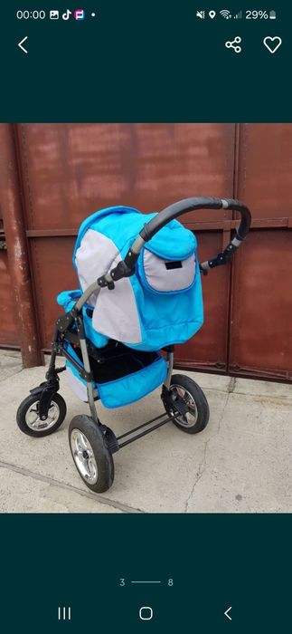 Детская коляска 2в1