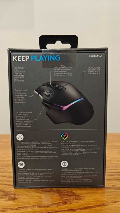 Mouse gaming Logitech Lightspeed G502 X Plus, Wireless (sigilat)