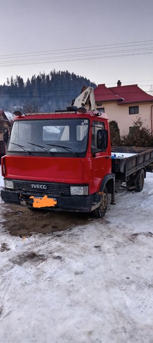 Vând Iveco fiat cu macara basculabil