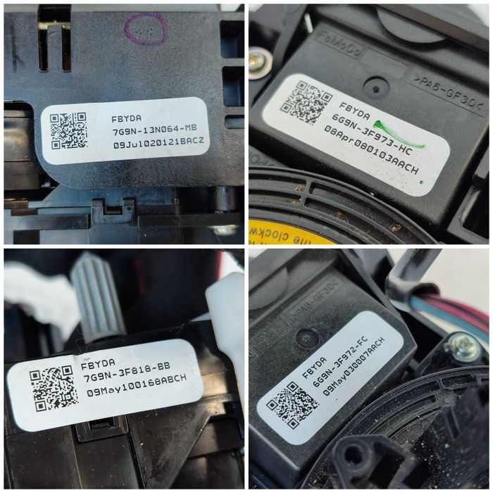 Ansamblu manete comenzi volan + spiră Land Rover Freelander 2 7G9N13N064MB 2009 / [2007-2016] / (5B3)