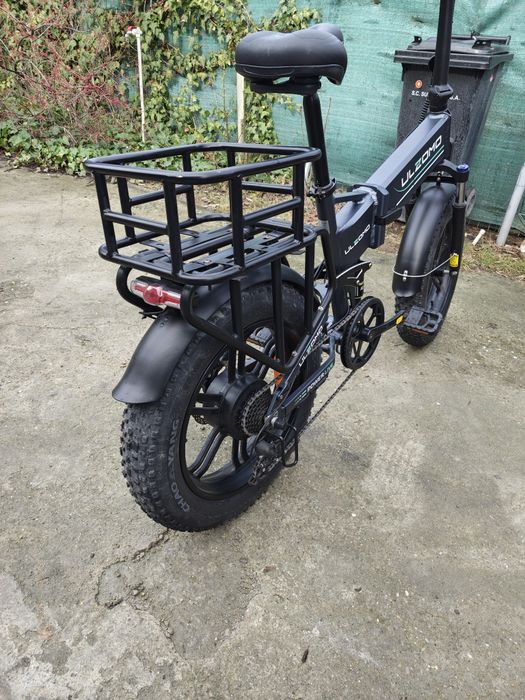 Bicicleta electrica pliabila Ulzomo Dunes 20 E-bike, Gri