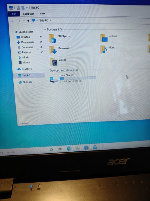 Acer Aspire 17" proc intel dual RAM 8GB SSD 256gb bateria tine