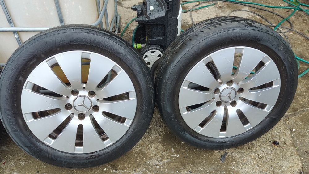Set 4 Jante Originale Mercedes R16 + Anvelope 205/55 R16