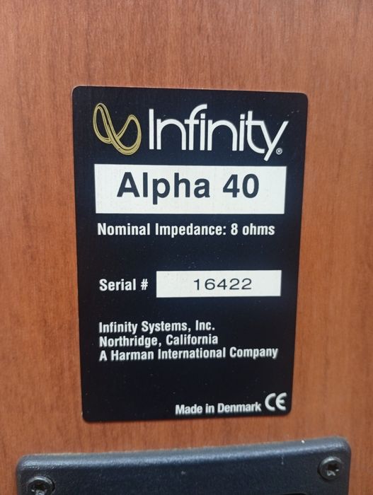 Тонколони Infinity Alpha 40