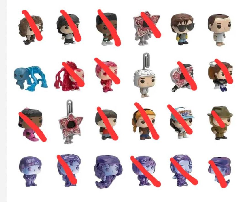 Фигурки kinder joy stranger things