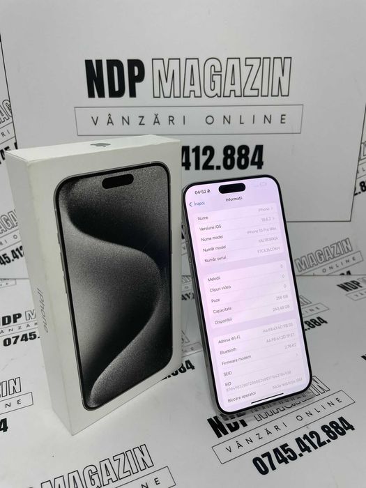 NDP Amanet NON-STOP Sos. Giurgiului 119 IPHONE 15 PRO MAX (47607)