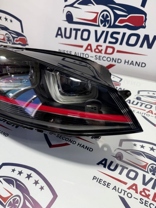 Far Dreapta Xenon/Led Complet 3 Calculatoare Vw Golf 7 GTI Non FL