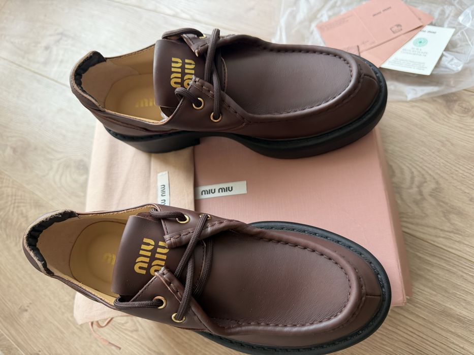 Дамски обувки/loafers/ Miu Miu /естествена кожа Miu Miu