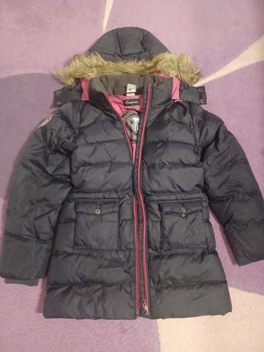 Дълго зимно яке за момиче 140 размер