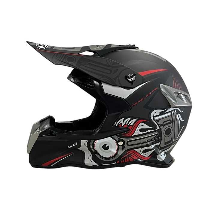 Каска Крос Мотор/Скутер/Бъги/Вело/АТВ три цвята