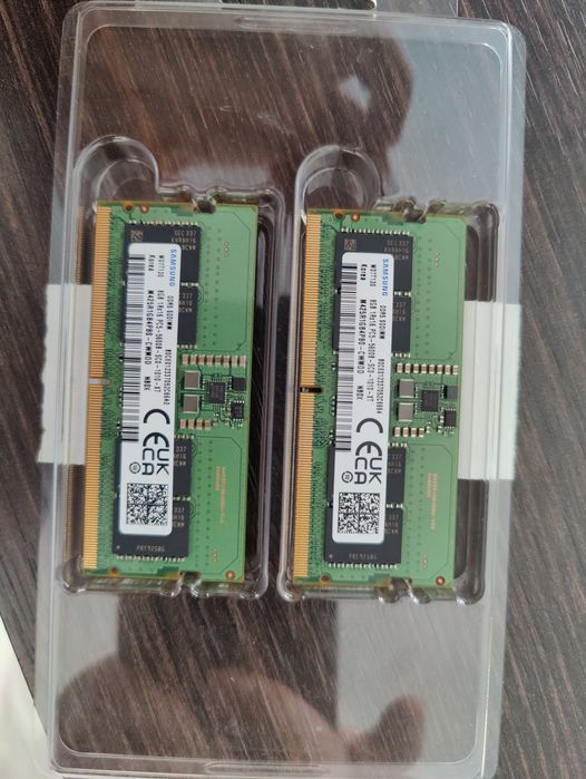 RAM 2x Samsung DDR5 SODIMM 8GB 5600