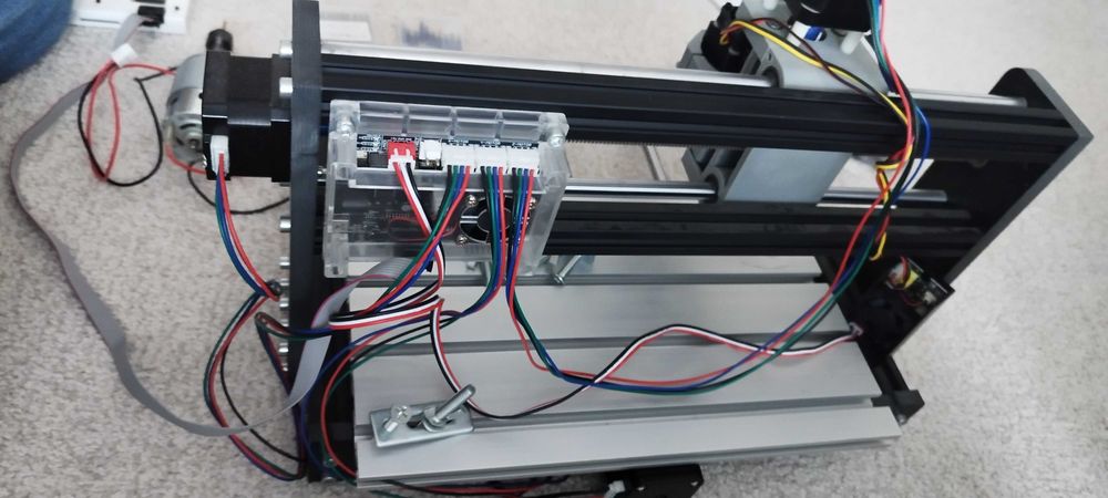 CNC 3018 Pro laser și freză, modul laser + spindle motor, complet