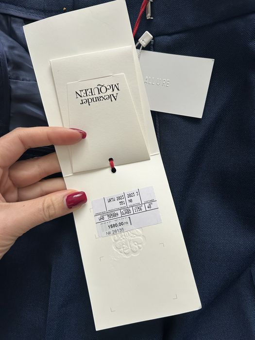 Alexander McQueen вълнен панталон