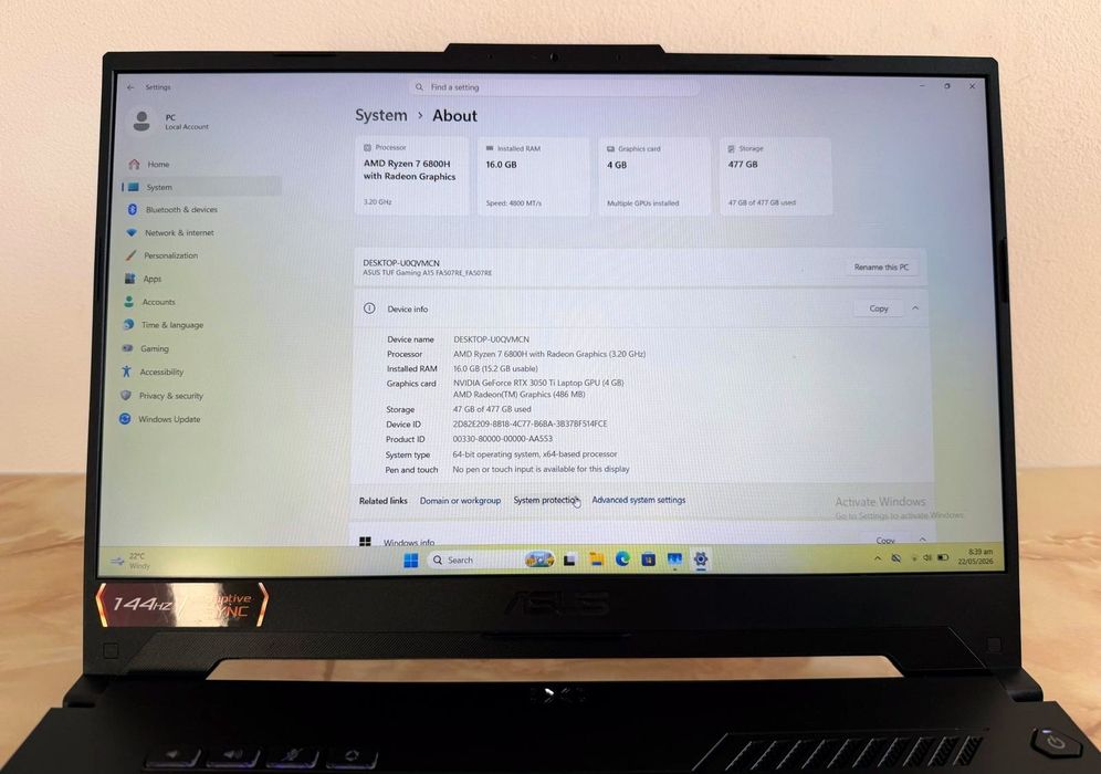Laptop Asus Tuf A15