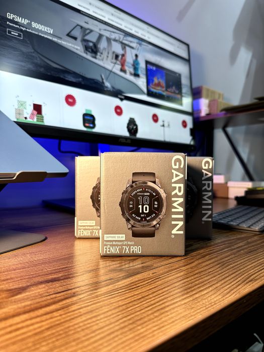 Garmin Fenix 7X Pro Sapphire Solar — 37 дней без зарядки! Новый