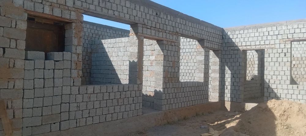 Yangi yol Tinchilik 2 ta 1.2sotix 4 xona uy tomi yopilmagan