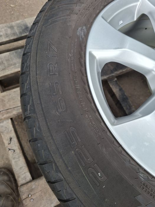 1бр. Джанта с гума 17" 5Х114.3мм Тойота, 5x114.3mm Toyota