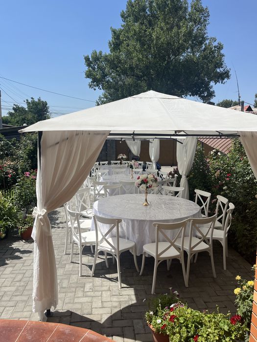 Аренда столы, стулья. Шатер в аренду.