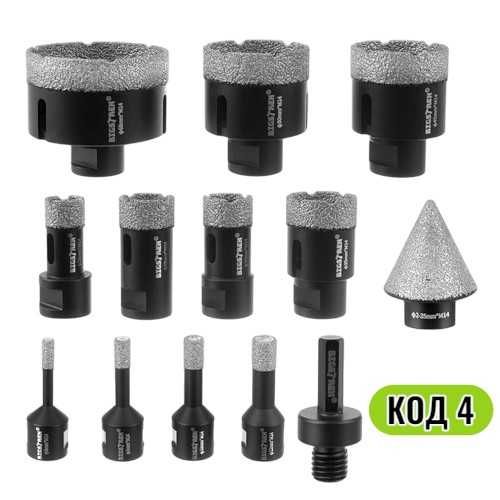 Диамантени Боркорони за Плочки Фаянс Теракот Гранитогрес Бетон Камък