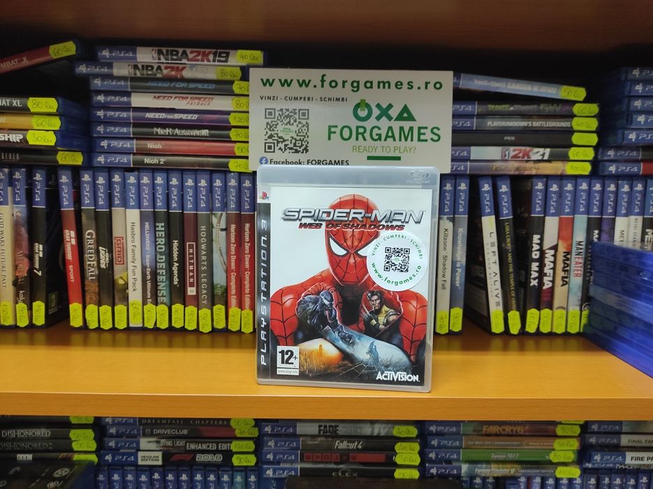 Joc PS3 Spider-man Web of Shadows PS3 Spiderman