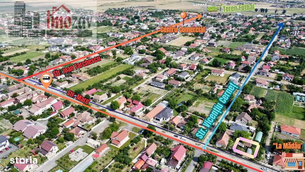 Teren de vânzare în Moșnița Veche – lângă "La Madău"!