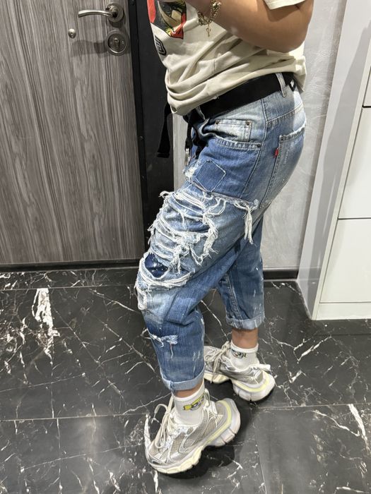 Дамски дънки с размер