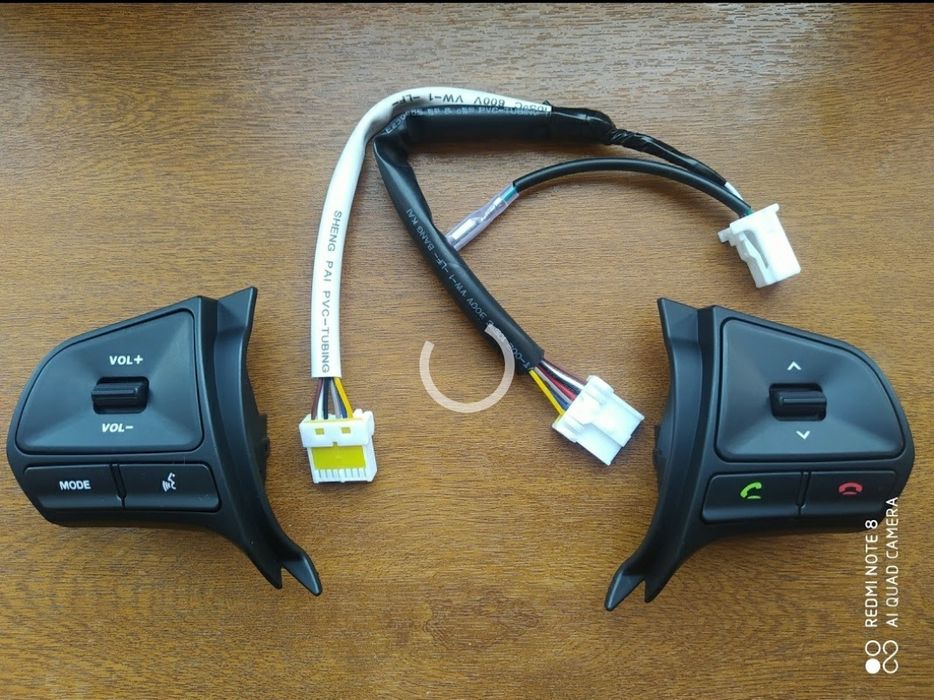 Мультируль кнопки руля на Киа Рио