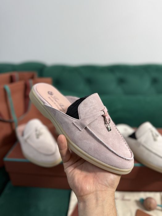 Mocasini Loro Piana piele naturala 100% Full Box colectie noua