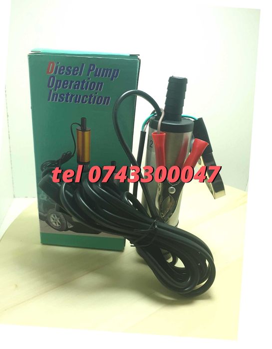 Promo Pompa Electrica Auto Submersibila 12v 12 Lmin 38mm Transfer