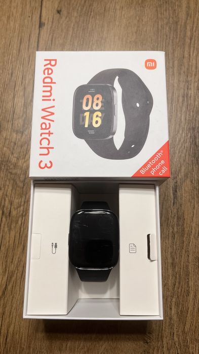 Черен часовник Redmi Watch 3